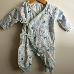 Angel Dear Pastel Green turtle romper